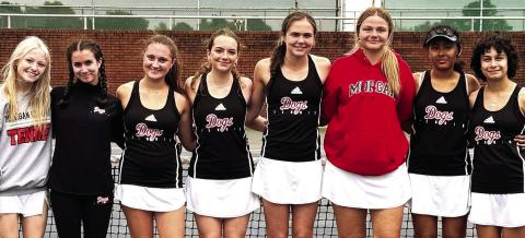 (From L to R): Katie Davis, Lilianne Piche, Madisyn Cannington, Addison Boyer, Mallory Martin, Erin Gresham, Banessa Santoyo, and Lyssa Schafer. (CONTRIBUTED)
