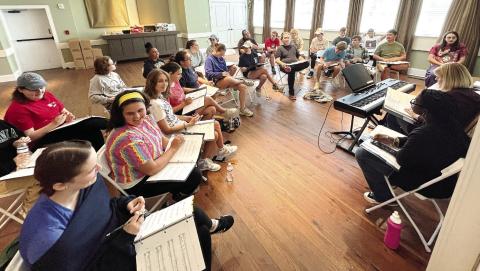 The Broadway Intensive Program is preparing to perform “Working,” a musical that portrays American workers that “the world so often takes for granted.” For this program, participants have only two weeks to learn their lines, practice on stage, prepare their set, and learn all of the technology to put on a full Broadway production. CONTRIBUTED
