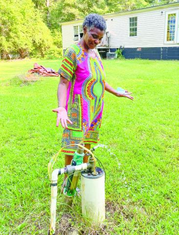 Neighbors Helping Neighbors fixed Putnam County resident Doris Jordan’s well pump that had cut off her water supply. CONTRIBUTED