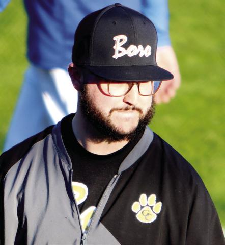 Greene County head baseball coach Brad Evans during a game against Cedar Shoals during the 2024 season. (LANCE MCCURLEY/Staff)