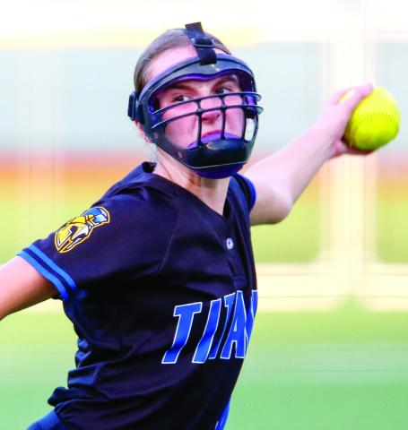 LOA sophomore Kaitlyn Mamay was named the Region Pitcher of the Year. LANCE McCURLEY/Staff