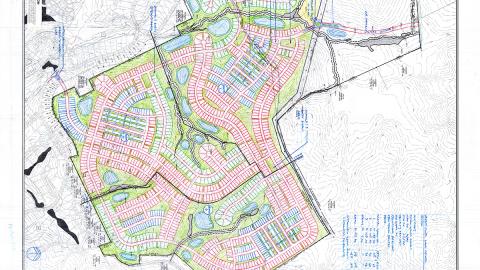 The Cove at Harbor Club would be built in three phases and eventually have 1,400 homes on land that is currently zoned agricultural.