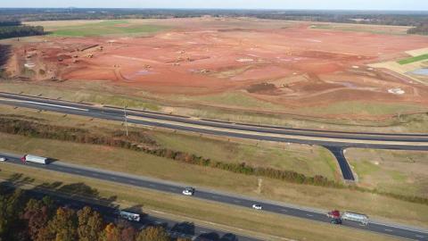 Site work began in 2023 on the Rivian site off of I-20 in Morgan and Walton counties. (MARK ENGEL/File Photo)