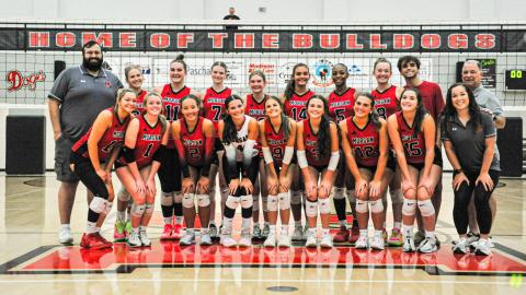 The Morgan County Spike Dogs advanced to the Class AA state championship after defeating Savannah Arts Academy, the team they beat in last season's state title match, 3-1 on Saturday. CHARLES JORDAN/Staff