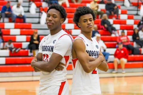 Morgan County seniors Zeki Locus (left) and Jacoby Simmons (right) have been a vital part of the program's success over the last four years. SKYLA MORRIS/Staff