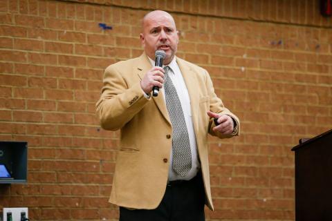 Greene County High School recently announced the hiring of Chris MacFarland as its new head football coach. LANCE MCCURLEY/Staff