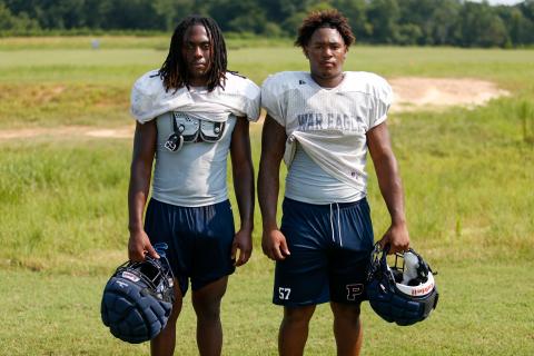 War Eagle seniors Elijah Dunn and Blake Williams are confident this could be the season the program finally breaks through. LANCE MCCURLEY/Staff