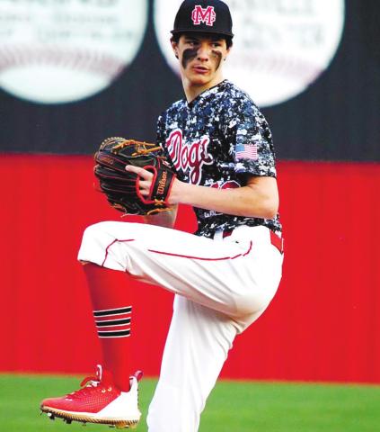 Ty Tillery pitching on the mound for the Morgan County junior varsity team during a game last season. CONTRIBUTED