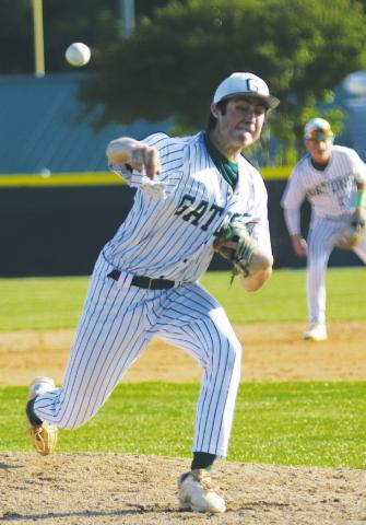 Walker Roberts pitched seven innings against Pinewood, giving up only three hits while striking out seven batters with zero walks. TREY NORRIS/Staff