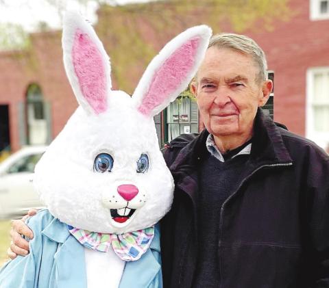 Dan Dowling was in Greensboro during the downtown Easter hop last month. CONTRIBUTED