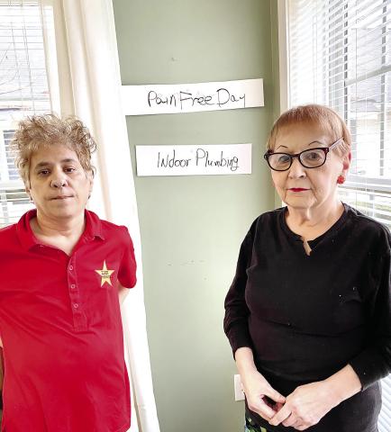 Mother and daughter Angela and Connie Rodgers are both Savannah Court residents. CONTRIBUTED
