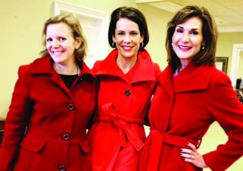 Authors (l-r) Lauren Willig, Beatriz Williams, and Karen White collaborated on The Author's Guide to Murder, a novel they will present on Jan. 29 at the Georgia Writers Museum in Eatonton. CONTRIBUTED