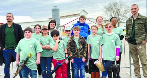 Cloverleaf archers in the Novice class were Lukas Arias, Brock Copelan, Jasper Copelan, Avery Griffin, Catherine Grippando, Emmaline Gusfa, Thrasher Head, Clayton King, Callan McCracken, and Dylan Pettit. CONTRIBUTED