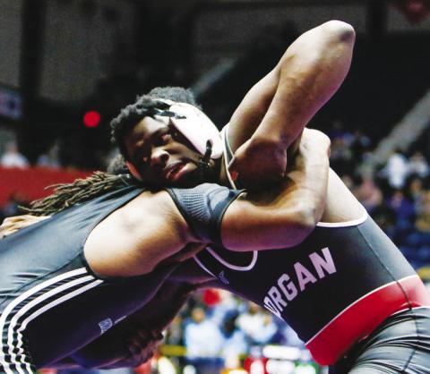 Jatavious Ward placed third in the 215-pound weight class. LANCE McCURLEY/Staff