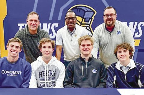Front Row L to R: Maddox Cantrell, Halsey Bosart, Rhett Smith and Colby Bennett. Back L to R: Bryson Worley, Ricardo Patton and Chris Ingle. CONTRIBUTED