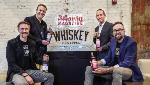 Broadstreet Infamous founder and CEO Lorenze Tremonti (back left) is joined by cofounders Peter Allen (Chairman, back right), Mark Matuszek (President, bottom right), and Chris Roberts, (CMO, bottom left). CONTRIBUTED