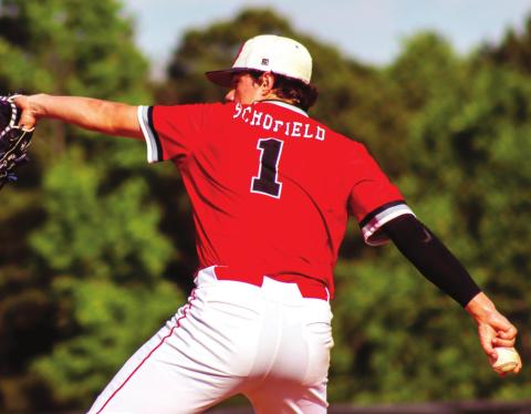 Sam Schofield (1) had a team-high 67 strikeouts in 2022. LANCE McCURLEY/Staff