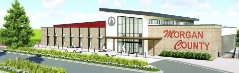 An artist’s rendering shows the new 40,000-square-foot facility set to open next year. CONTRIBUTED