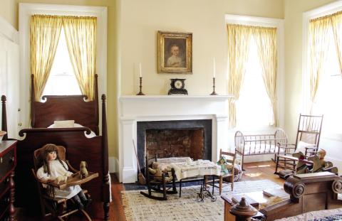 The old children's nursery is on the top floor of Heritage Hall. It was typical for all the children to share a single bedroom. SKYLA MORRIS/Staff