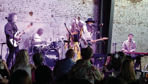 Troubadour Project rocked Oconee Brewery in Greensboro Saturday. (LEIGN LOFGREN/Staff)