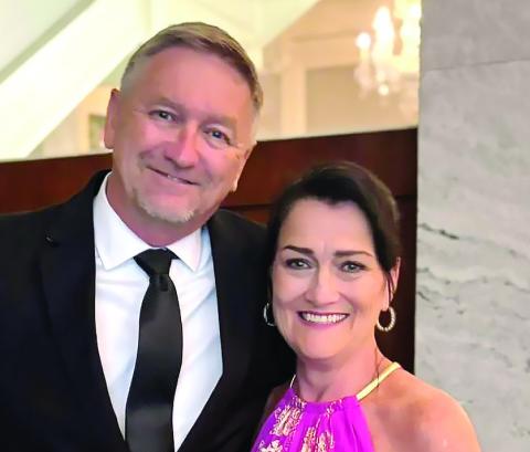 A recent photo of MItch and Jan Lee is posted on the husband’s Facebook page. CONTRIBUTED