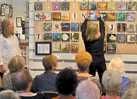 The Artisans Village Guild’s members donated 56 pieces of art that were sold to the public during the BIG little Project. CONTRIBUTED