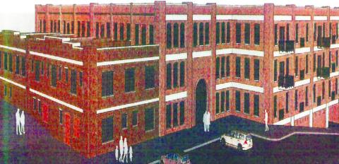 An artist rendering of a 52-unit apartment complex to be located in downtown Madison was presented to Madison City Council. The needed zoning change required to build it was denied. CONTRIBUTED