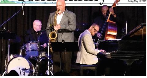 The Jazz Legacy Project on stage at Festival Hall in Greensboro, performing the music of jazz legend Miles Davis. LEIGH LOFGREN/Staff