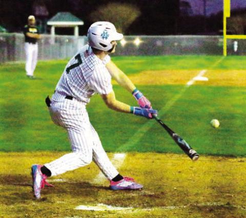 Gatewood senior Ames Johnson drives a ball the opposite way. TREY NORRIS/Staff