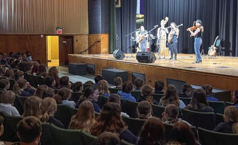 Live performances represent a big part of Oconee Performing Arts Society’s commitment to exposing local students to world-class entertainment experiences. CONTRIBUTED