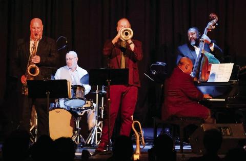 Members of The Jazz Legacy Project perform the music of Herbie Hancock to close out the 2025 season. LEIGH LOFGREN/Staff