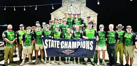 For the ninth time in the last 11 years, Gatewood School’s shotgun team emerged victorious in the GIAA AA state championship tournament, held this year at the Forest City Gun Club in Savannah. CONTRIBUTED