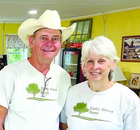 Elliot and Andrea Perkins have spent four years preparing Unity Grove Farm. iAN TOCHER/Staff