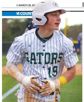 Gatewood sophomore Drew Love runs back to the dugout after he scored a run in last week’s game against CFCA. TREY NORRIS/Staff