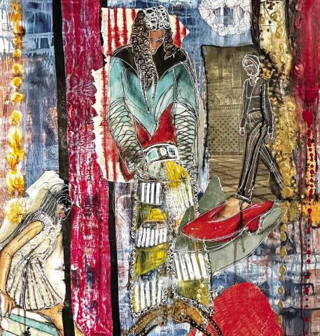 “Red Shoes and the Blues,” by Atlanta-based artist Royce Soble, will be exhibited among the works in STMA’s “Queer Perspectives” show for the rest of this year and early 2025. CONTRIBUTED