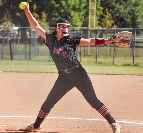 Morgan County pitcher Ryleigh Hilsman is primed to have a stellar senior campaign from the circle. LANCE McCURLEY/Staff