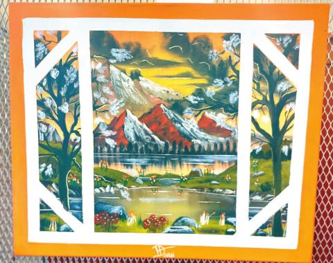 Library hosts winning entries of statewide art exhibit