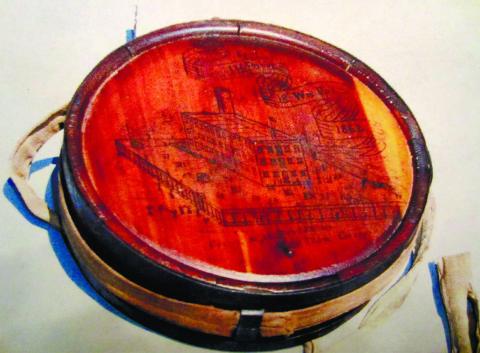 The Madison Morgan Cultural Center will soon display this rare Civil War-era wooden canteen. CONTRIBUTED