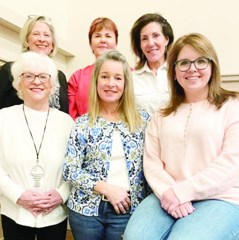 L-R back row: Suzanne Vest, Robin Cassidy, and Diane Shinneman and in the front row (l-r): Sandy Young, Kathy Wardlaw, and Valerie Padgett. CONTRIBUTED