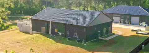 The new Piedmont Water Treatment Plant sits off Kings Way Road in Reynolds Lake Oconee. The Georgia Environmental Protection Department is about to start a 30-day water quality test period with final approval soon after that to pump treated Lake Oconee water to the Reynolds Water System. MARK ENGEL/ S t a ff
