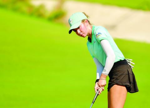 Nelson has been playing golf since a young age, but this year is her first time competing on a team. CONTRIBUTED