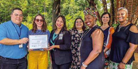 The Northeast Health District’s Women, Infants and Children program is presented with the Gold Level Breastfeeding Award of Excellence from the United States Department of Agriculture. CONTRIBUTED