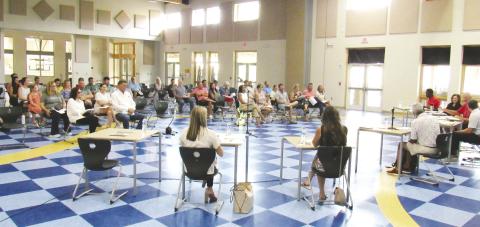 The LOA Board of Governors called a meeting Tuesday night to discuss issues raised in the Board of Education’s response to LOA’s charter renewal application. MARK ENGEL/Staff