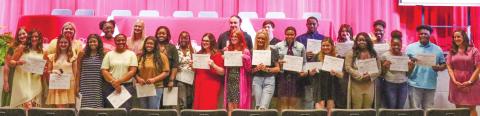 Twenty-six MCHS seniors were recognized at the Future Educator Signing Day. KATIE MARIE O’NEAL/Staff
