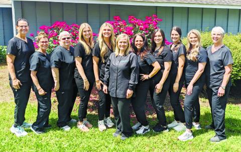 Dr. Meigan Miller and her team. CONTRIBUTED