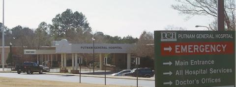 The front of Putnam General Hospital. COURTESY OF GOOGLE PHOTOS