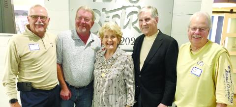 Coach Bill Curry and his wife of 61 years, Carolyn, recently visited Lake Oconee. CONTRIBUTED