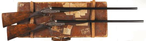 The auction will be highlighted by a pair of Boss & Co. sidelock ejector SXS 12-gauge shotguns, expected to sell for up to $18,000. CONTRIBUTED