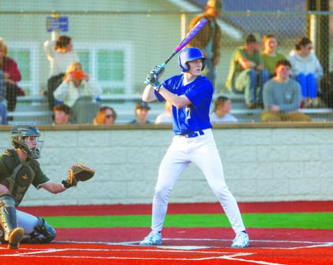 LOA’s Jake McDonald (7) at the plate during the season opener against Bulloch Academy on Feb. 9. LANCE McCURLEY/Staff