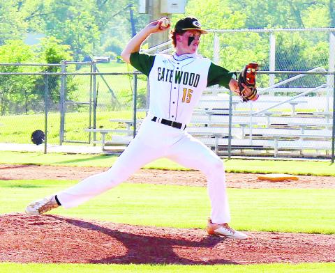 Lawson Wooten (15) had a strong showing on the mound for the Gators in a win last Thursday over the visiting Briarwood Buccaneers. TREY NORRIS/Staff